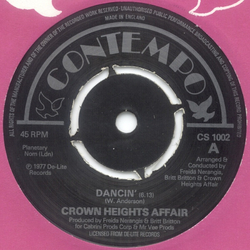 Crown Heights Affair Dancin' / Love Me Vinyl 7" USED