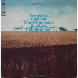 Leonard Bernstein / Aaron Copland / The New York Philharmonic Orchestra Third Symphony Vinyl LP USED