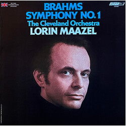 Johannes Brahms / Lorin Maazel / The Cleveland Orchestra Symphony No. 1 Vinyl LP USED
