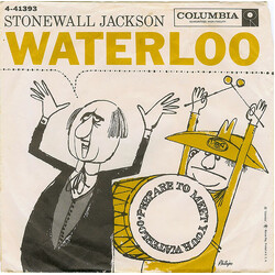 Stonewall Jackson Waterloo / Smoke Along The Track Vinyl 7" USED