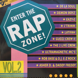 Various Enter The Rap Zone! Vol. 2 Vinyl LP USED