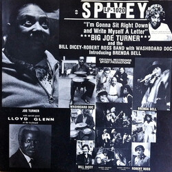 Big Joe Turner / The Bill Dicey-Robert Ross Band / Washboard Doc / Brenda Bell I'm Gonna Sit Right Down And Write Myself A Letter Vinyl LP USED