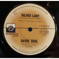 David Soul Silver Lady USED VINYL 7INCH 45 RPM SINGLE