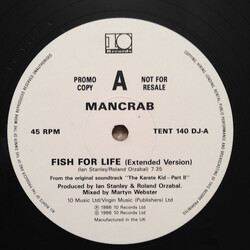 Mancrab Fish For Life USED VINYL 12"
