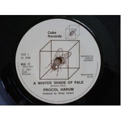 Procol Harum A Whiter Shade Of Pale / Homburg USED VINYL 7INCH 45 RPM REISSUE
