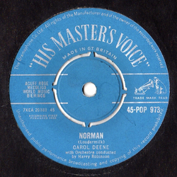 Carol Deene Norman / On The Outside Looking In Vinyl 7" USED