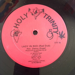 Danny Dread Lady In Red / Dreadlocks Living USED VINYL 12INCH 33 S RPM STEREO