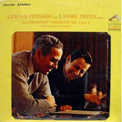 Leonard Pennario / André Previn / The Royal Philharmonic Orchestra Rachmaninoff Concertos Nos. 1 And 4 Vinyl LP USED