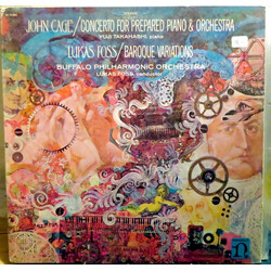 John Cage / Lukas Foss / Buffalo Philharmonic Orchestra / Yuji Takahashi Concerto For Prepared Piano & Orchestra / Baroque Variations Vinyl LP USED