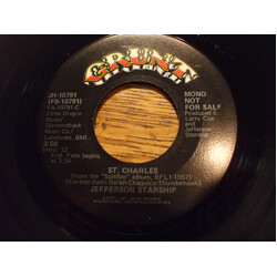 Jefferson Starship St. Charles USED VINYL 7INCH 45 RPM SINGLE PROMO STEREO MONO