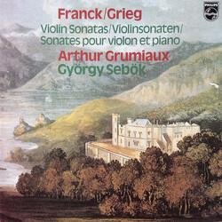 César Franck / Edvard Grieg / Arthur Grumiaux / György Sebök Violin Sonatas Vinyl LP USED