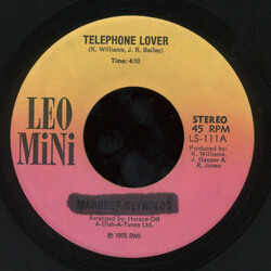Margaret Reynolds Telephone Lover / Think About It Baby USED VINYL 7INCH 45 RPM