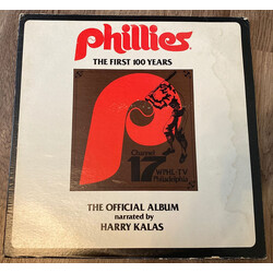 Phillies Baseball The First 100 Years, The Official Album narrated by Harry Kalas Vinyl LP USED