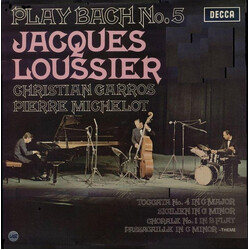 Jacques Loussier / Christian Garros / Pierre Michelot Play Bach No. 5 Vinyl LP USED