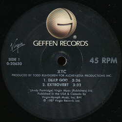 XTC Dear God USED VINYL 12INCH 45 RPM MAXI-SINGLE