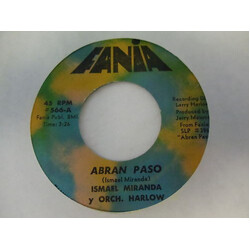 Ismael Miranda / Orchestra Harlow Abran Paso / Dolor Y Amor USED VINYL 7INCH 45 RPM SINGLE