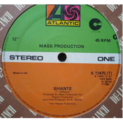 Mass Production Shante USED VINYL 12INCH 45 RPM SINGLE STEREO