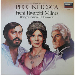 Mirella Freni / Luciano Pavarotti / Sherrill Milnes / Nicola Rescigno / National Philharmonic Orchestra Highlights - Puccini Tosca Vinyl LP USED