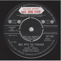 Garnet Mimms Roll With The Punches USED VINYL 7INCH 45 RPM SINGLE