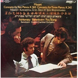 Wolfgang Amadeus Mozart Concerto For Two Pianos, K. 365 Concerto For Three Pianos, K. 242 Vinyl LP USED