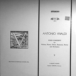 Antonio Vivaldi / Claudio Scimone / I Solisti Veneti Four Concerti Vinyl LP USED