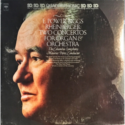 E. Power Biggs / Josef Rheinberger Two Concertos For Organ & Orchestra Vinyl LP USED