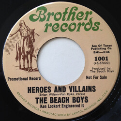 The Beach Boys Heroes And Villains USED VINYL 7INCH 45 RPM SINGLE PROMO