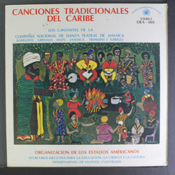 Los Cantantes De La Compania Nacional De Danza Teatral De Jamaica Canciones Tradicionales Del Caribe Vinyl LP USED