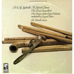 Andrea Gabrieli / Giovanni Gabrieli / The Brass Ensemble of The Vienna State Opera Orchestra / Sayard Stone / R. Poeschl A Set of Brass Vinyl LP USED