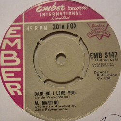 Al Martino Darling I Love You USED VINYL 7INCH 45 RPM SINGLE