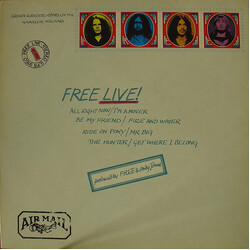 Free Free Live Vinyl LP USED