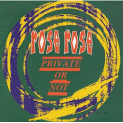 Rose Rose Private Or Not USED VINYL 7INCH 33 S RPM EP NUMBERED