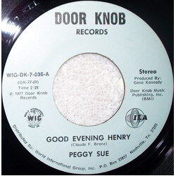 Peggy Sue (2) Good Evening Henry USED VINYL 7INCH SINGLE