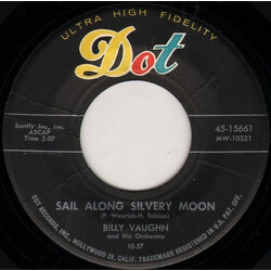 Billy Vaughn And His Orchestra Sail Along Silvery Moon / Raunchy USED VINYL 7INCH 45 RPM SINGLE