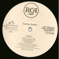 Candy Dulfer 2 Funky USED VINYL 12INCH 33 S RPM PROMO