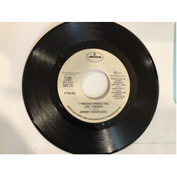 Johnny Rodriguez (4) I Wonder Where You Are Tonight USED VINYL 7INCH 45 RPM PROMO