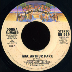 Donna Summer Mac Arthur Park USED VINYL 7INCH 45 RPM SINGLE