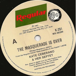 Kate Ceberano & Her Septet The Masquerade Is Over USED VINYL 7INCH 45 RPM SINGLE