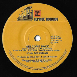 John Sebastian Welcome Back USED VINYL 7INCH 45 RPM SINGLE