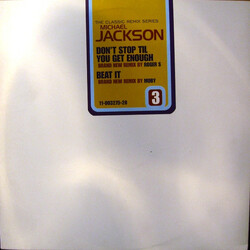 Michael Jackson Don't Stop Til You Get Enough / Beat It (The Classic Remix Series - Part 3) VINYL 12" USED