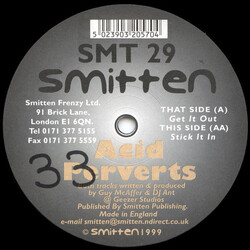 Acid Perverts Get It Out / Stick It In VINYL 12" USED