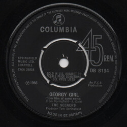 The Seekers Georgy Girl  VINYL 7" USED