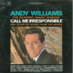 Andy Williams The Academy Award Winning Call Me Irresponsible And Other Hit Songs From The Movies Vinyl LP USED