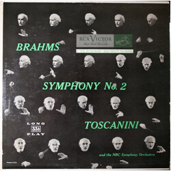 Johannes Brahms / Arturo Toscanini / NBC Symphony Orchestra Symphony No. 2 In D Major Vinyl LP USED