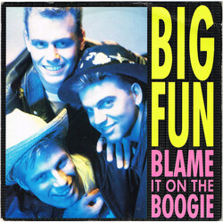 Big Fun Blame It On The Boogie USED VINYL 7INCH 45 RPM SINGLE STEREO