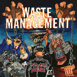 Waste Management (3) Power Abuse USED VINYL 7INCH 45 RPM