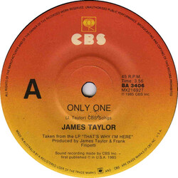James Taylor (2) Only One / Mona USED VINYL 7INCH SINGLE 45 RPM