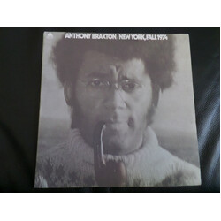 Anthony Braxton New York, Fall 1974 Vinyl LP USED