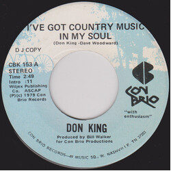 Don King (6) I've Got Country Music In My Soul / She's The Girl Of My Dreams USED VINYL 7INCH PROMO