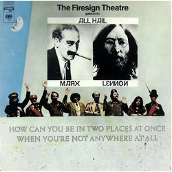 The Firesign Theatre How Can You Be In Two Places At Once When You're Not Anywhere At All Vinyl LP USED